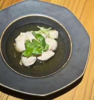 Simmered autumn salmon milt