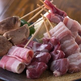 [120 minutes all-you-can-drink included!] All-you-can-drink skewers course◆2500 yen