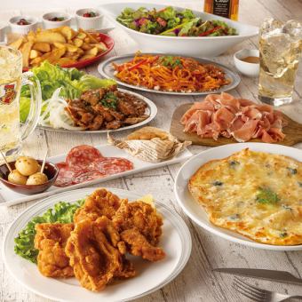 Enjoy popular food! [Standard course] 2 hours all-you-can-drink 4400 ⇒ 4000 yen (tax included)