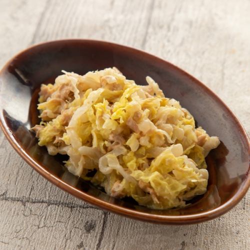 Chinese cabbage and tuna yuzu pepper coleslaw