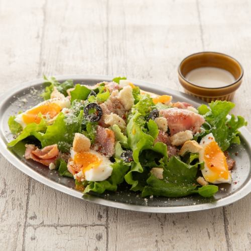 Bacon and Olive Caesar Salad