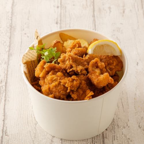 Fried chicken 10 pieces with french fries