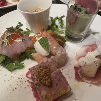 [Reservation required ★ Lunch only] Free drink included ♪ Stagione course ~Seasonal course~