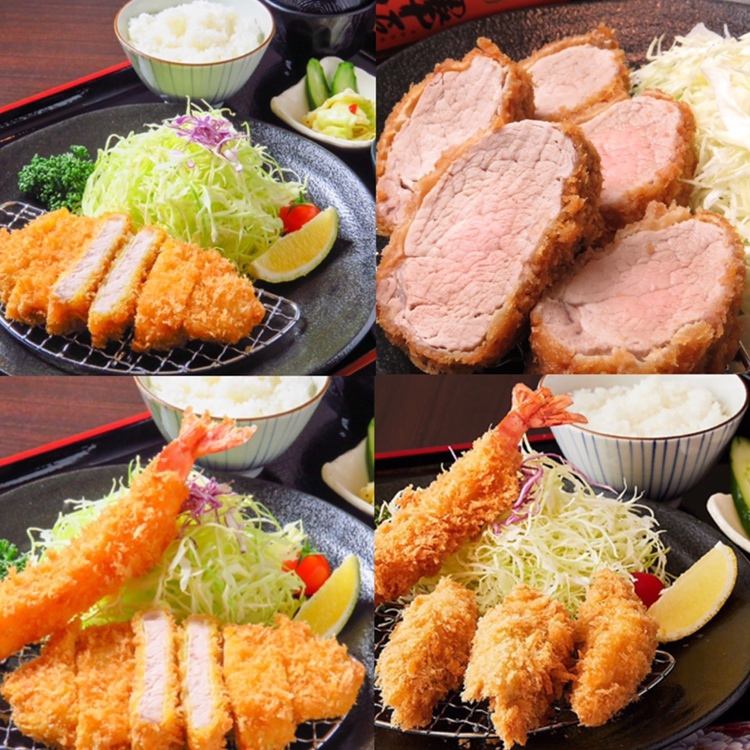 ボリューム満点のとんかつランチをご賞味あれ♪たっぷり大満足！