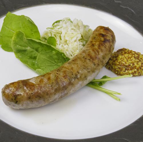 charcoal grilled sausage