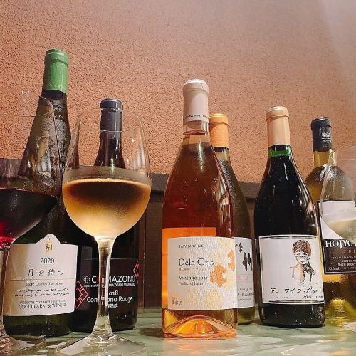 Plenty of authentic Japanese wine