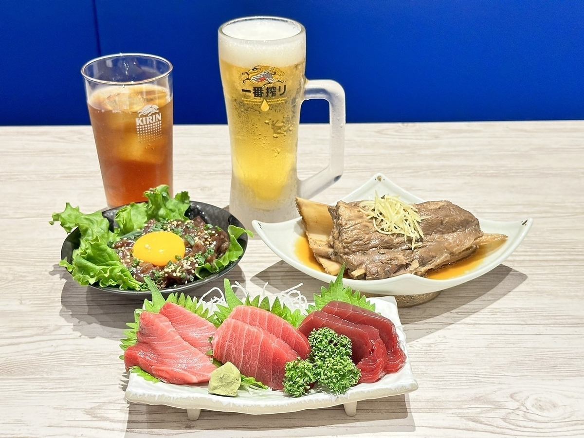 旬の魚味わいコース2時間飲み放題付き　4,500 円（税込）