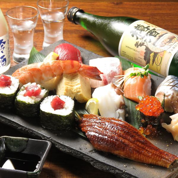 【自慢の逸品◆其の壱】鮮度抜群魚介類を職人が握る”まえでん名物でかネタ本格寿司”一貫 209円～ (税込)