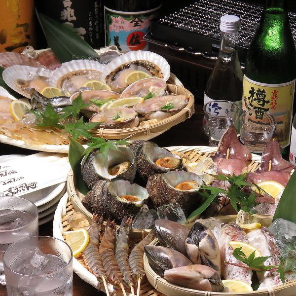 【自慢の逸品◆其の参】生でも美味けりゃ焼いても美味い！リピーター続出！”浜焼き盛合せ”2350円(税込)