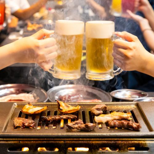 ビールもOK無制限飲み放題