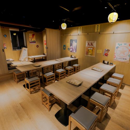 昭和レトロを感じる中に、ネオな大衆感あふれる空間♪