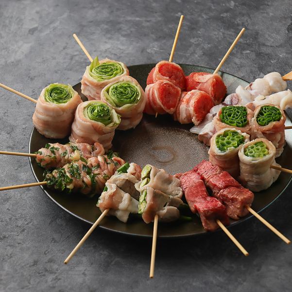 【女性超人气!】健康蔬菜串等新炉端烧料理◆美味◎值得在SNS上分享◎