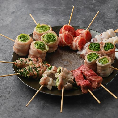 【女性超人气!】健康蔬菜串等新炉端烧料理◆美味◎值得在SNS上分享◎