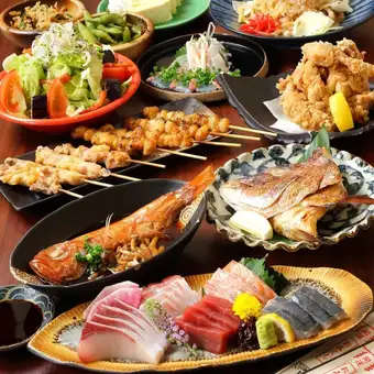 2小时畅饮【年末派对、新年派对、宴会的完美之选】可加啤酒♪ 京都冬日盛宴套餐,16道菜,5000日元