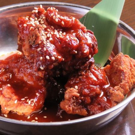 Korean fried chicken "Yangnyeom chicken" 4 pieces