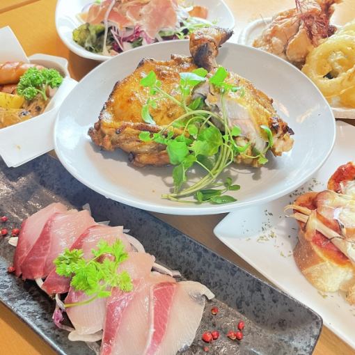 Chicken bar serious beer bar course 7 dishes in total★All-you-can-drink included 4,300 yen ⇒ 3,800 yen