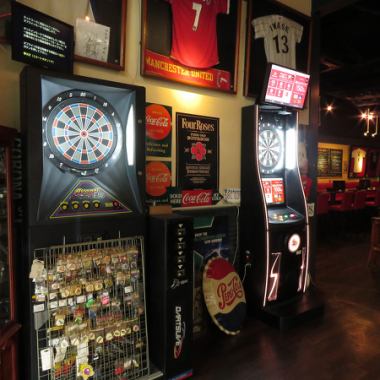 Adult playground space ♪ Enjoy darts while drinking in a calm adult atmosphere! 3 spacious darts, 4 screens, 1 foosball, and a music stage! We can enjoy even a large number of people from adults! We are accepting reservations ♪