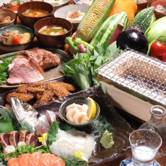 《Recommended for parties◎》Includes all-you-can-drink of 11 dishes for 120 minutes (LO 90 minutes)◎Kyoto full course 5,500 yen (tax included)