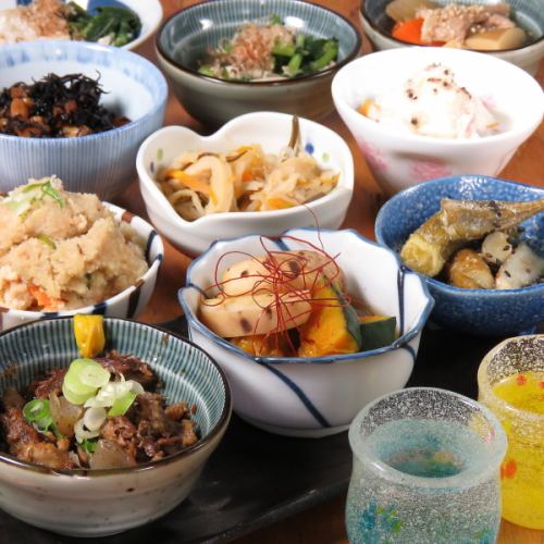 Dish with homemade seasonings and dashi stock ◆