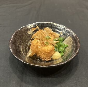 厚揚げ生姜醤油