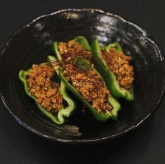 肉味噌パリパリピーマン