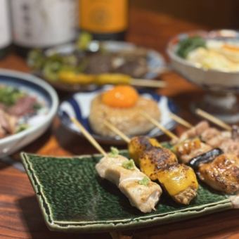 2H飲み放題付き/焼鳥田ばたのフルコース