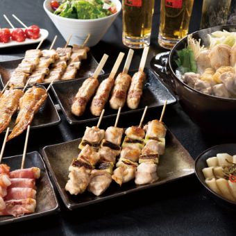 ★鶏ちゃんこ鍋コース★クーポン利用で4730円→4300円120分飲み放題付き！