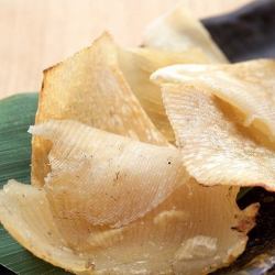 Dried stingray fin overnight