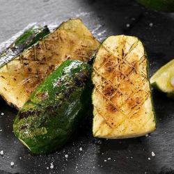 Charbroiled zucchini