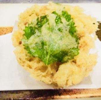 Natto tempura