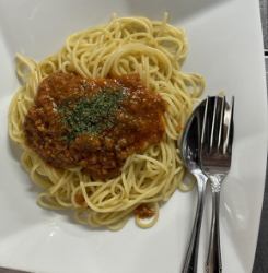 自家製ミートパスタ