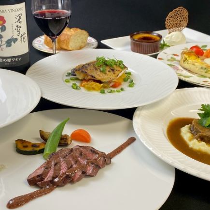 【ランチ】ペアリングランチ　11000円(税込)