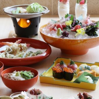 1階料亭かぶと 5周年記念プラン/120分飲み放題付8,300円（税込）