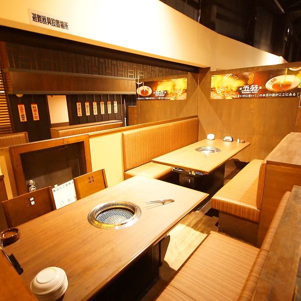 A yakiniku restaurant with an average budget of about 3,000 yen to 3,500 yen that you can easily use with your friends.Many box seats for 1 to 4 people♪