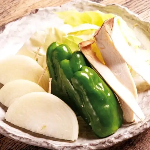 Grilled vegetable platter