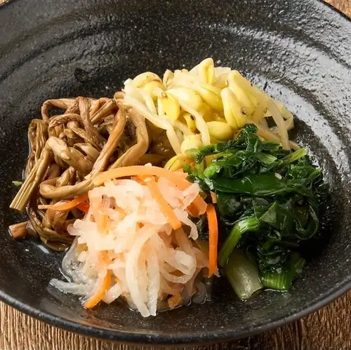 Assortment of 4 kinds of namul