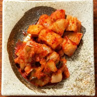 Assortment of 2 types of kimchi