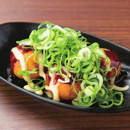 Green onion takoyaki / Potato cheese mochi (each)
