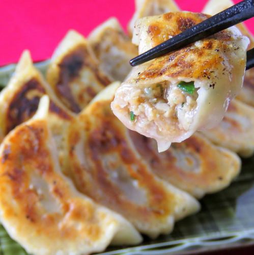 Pan-fried dumplings without garlic (5 pieces)