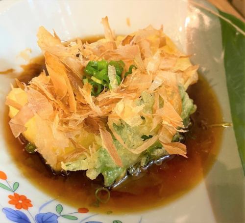 Deep-fried chewy tofu