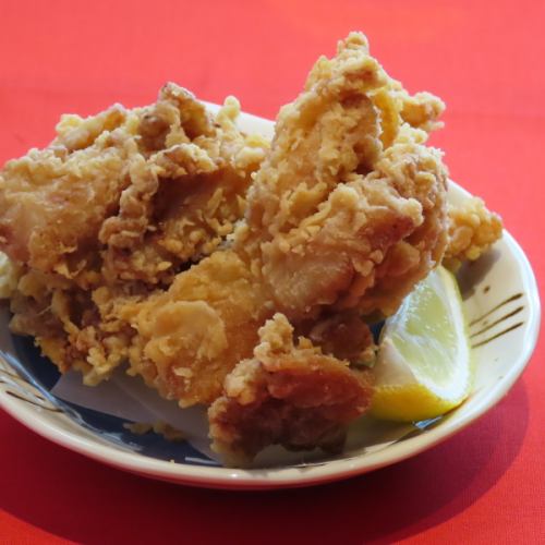 Fried chicken with flying fish broth (3 pieces)