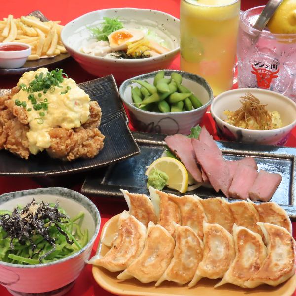 【最适合宴会】【附无限畅饮】山治简易套餐9道菜3,500日元（含税）