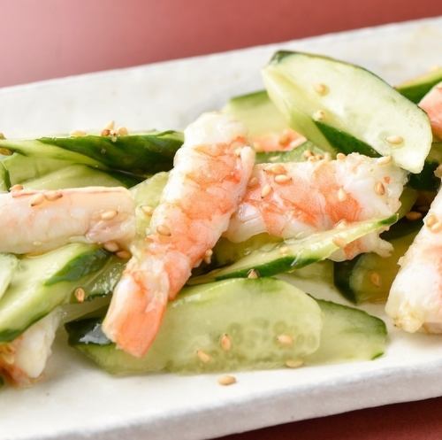 shrimp salt cucumber
