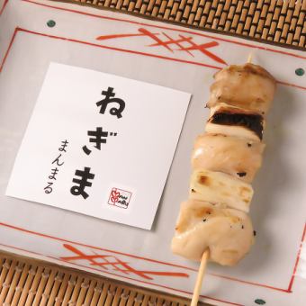ねぎま/ぼんじり/なんこつ/ハツ/ししとう/砂肝/せせり/しいたけ/うずら