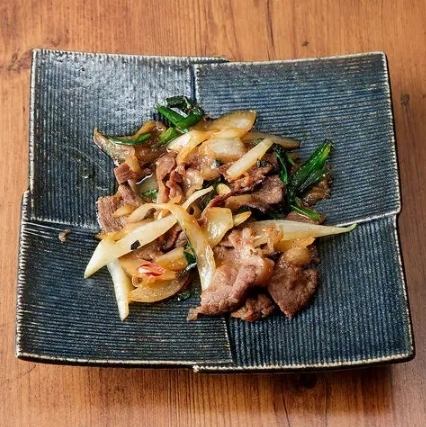 Stir-fried beef stamina