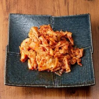 Fried pig kimchi
