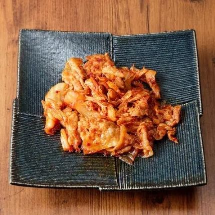 Fried pig kimchi
