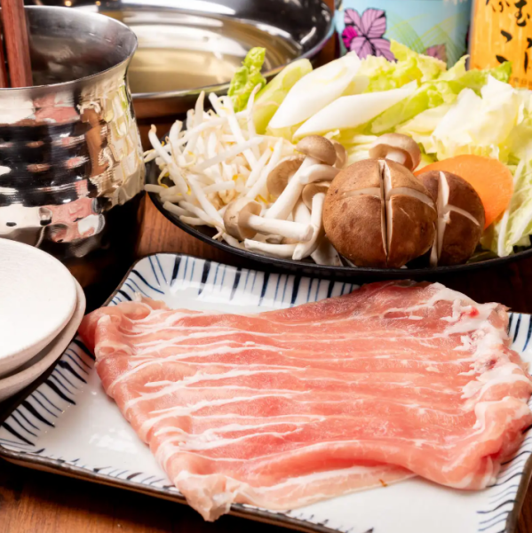 コスパ最強！！約１００種！豚しゃぶ＋グランドメニュー2H食べ飲み放題！3500円（税込）♪