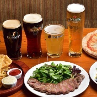 期間限定【2時間半 樽生ビール5種類、サイダー飲み放題付】忘新年会満足プラン