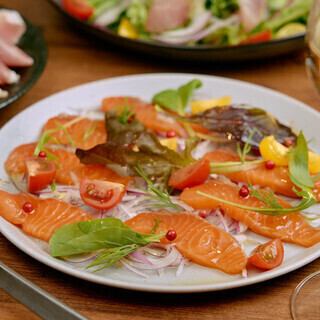 1月限定【新年会鍋コース】海鮮orラムのトマト鍋を堪能♪＜全6品＞特別価格7500円⇒6500円(税込)